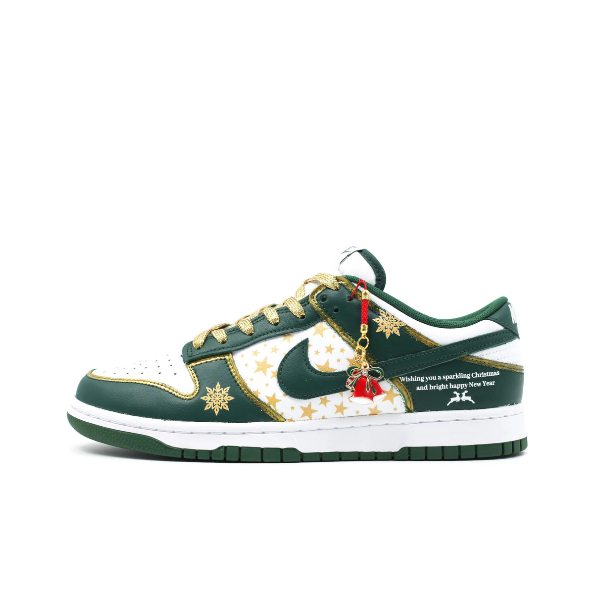 [Custom Jingle Bell Magic] Dunk Skateboarding Shoes Unisex Low-top
