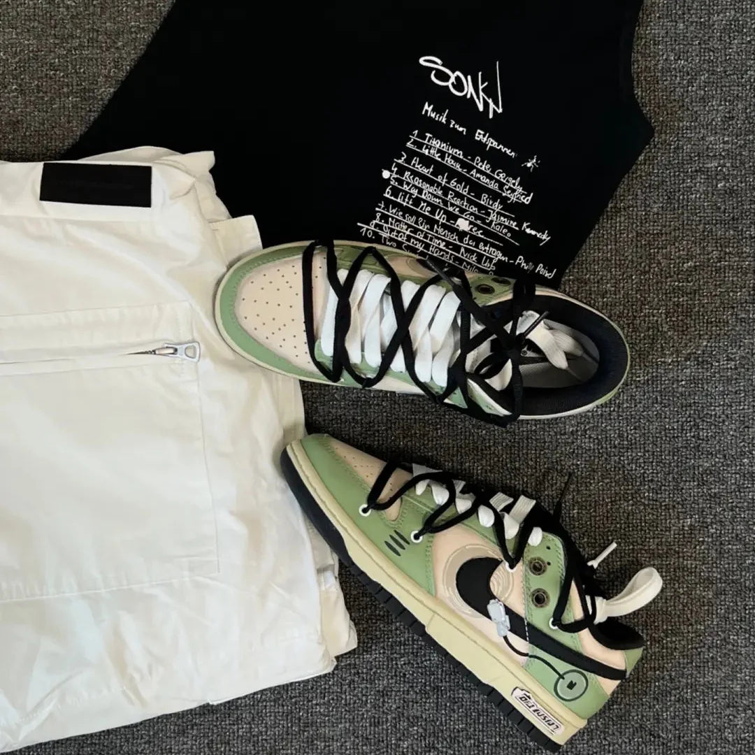 [Custom A voice -BOX]  Dunk Skateboarding Shoes Unisex