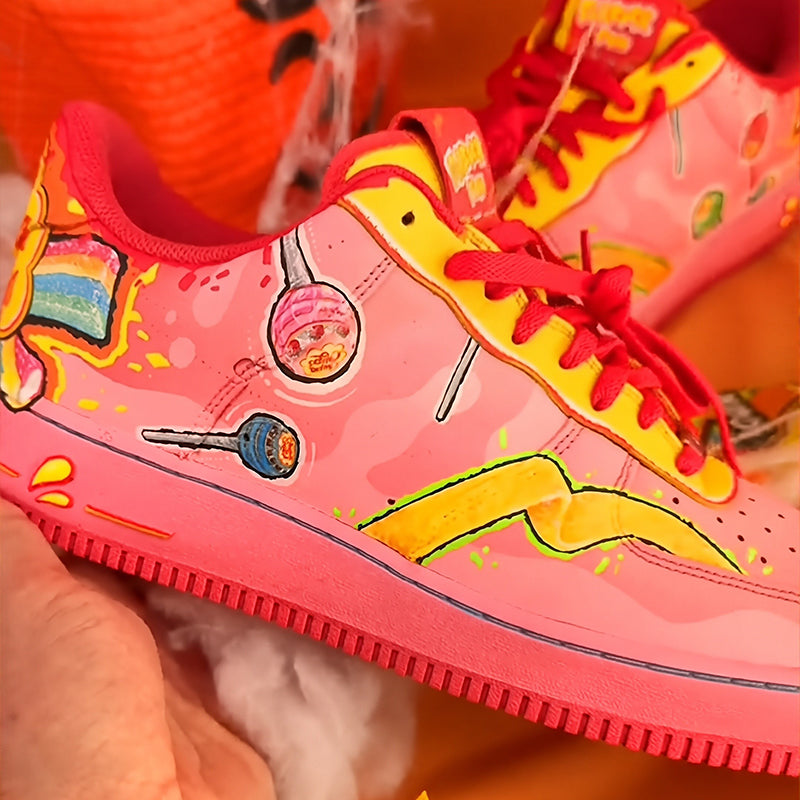 [Custom Candy Sweetheart Area] Air Force 1 Low Skateboard Shoes Unisex