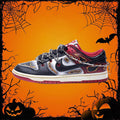 [Custom Men's burned and aged black toes]  Dunk Skateboarding Shoes Men