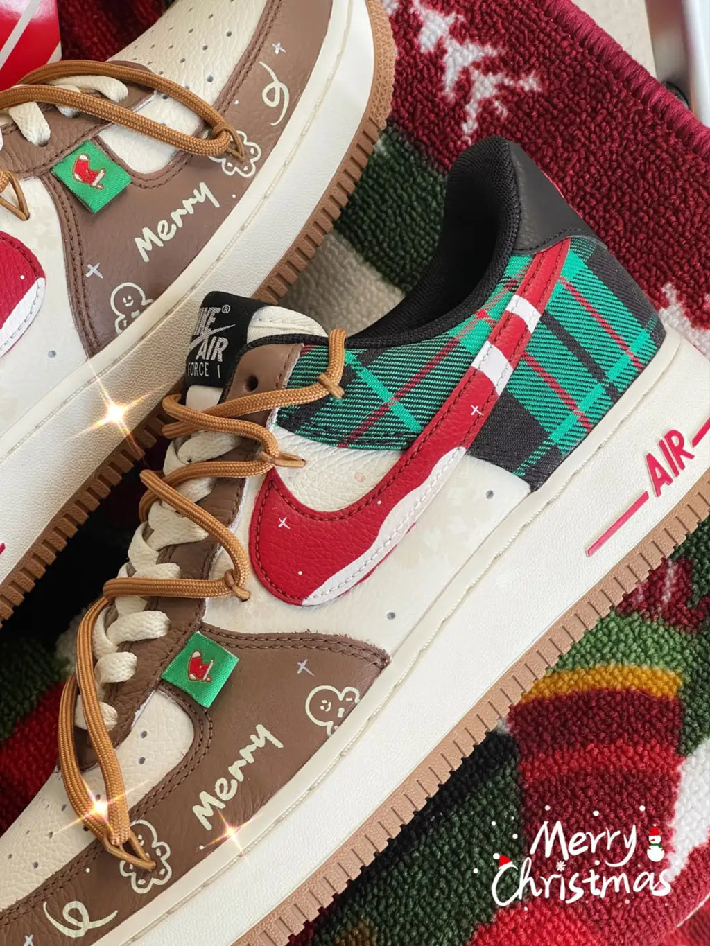 [Customized Winter Prelude] Air Force 1 Low-top Shoes Unisex Christmas Collection