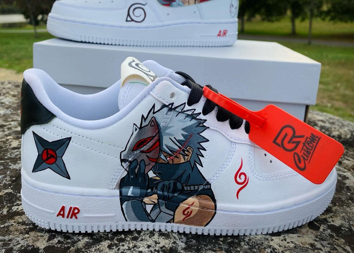[Custom Kakashi Ambu] Air Force 1 Skateboarding Shoes Unisex