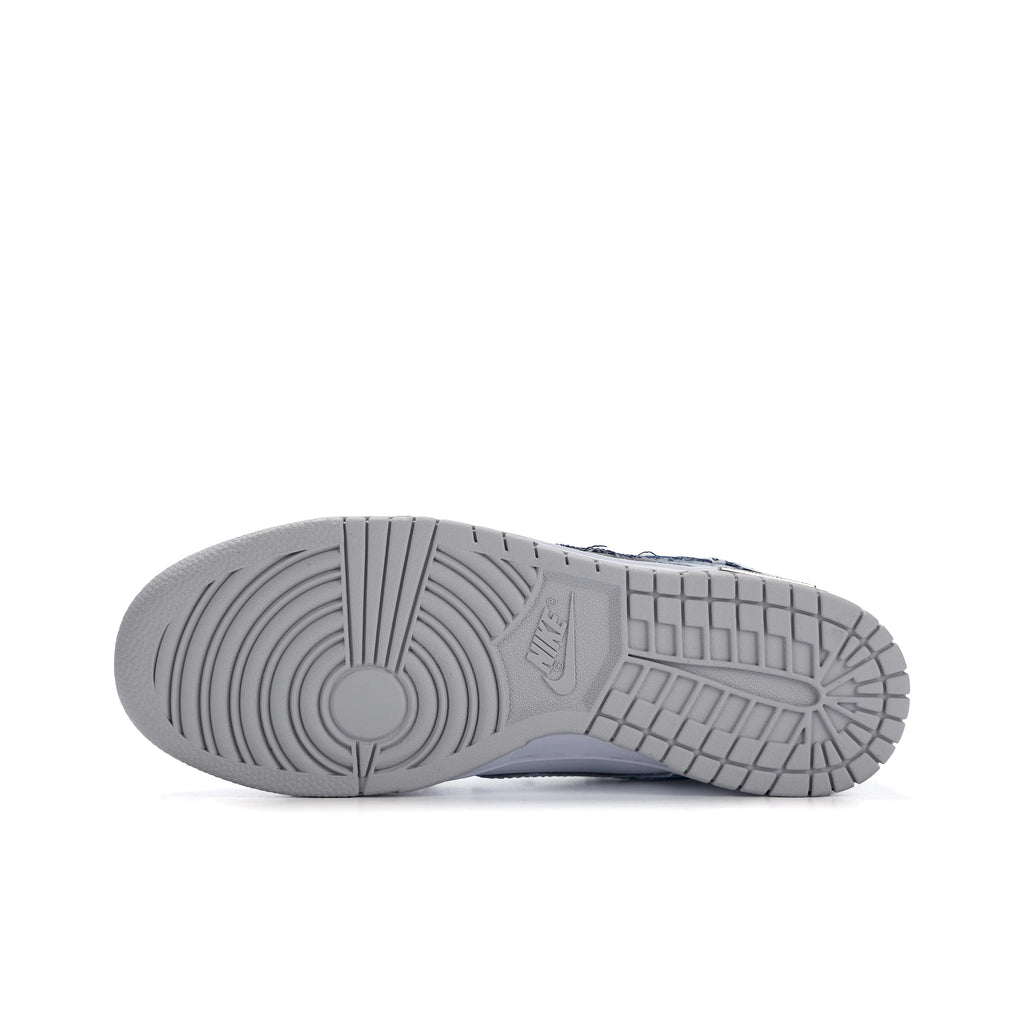 [Custom Denim Drifter] Dunk Low Skateboarding Shoes Unisex Denim Style