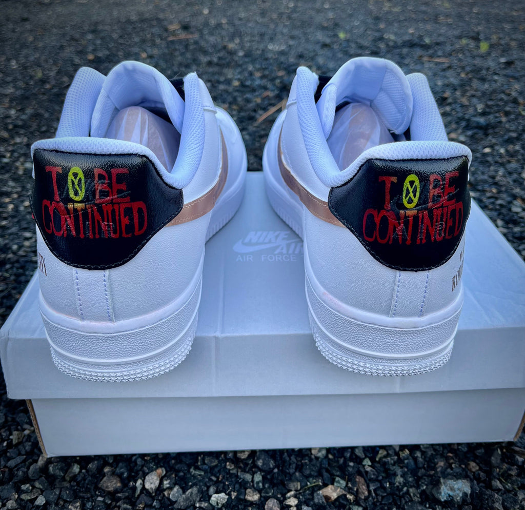 [Custom Luffy gear 5 Vs Zoro King of Hell One piece] Air Force 1 Skateboarding Shoes Unisex
