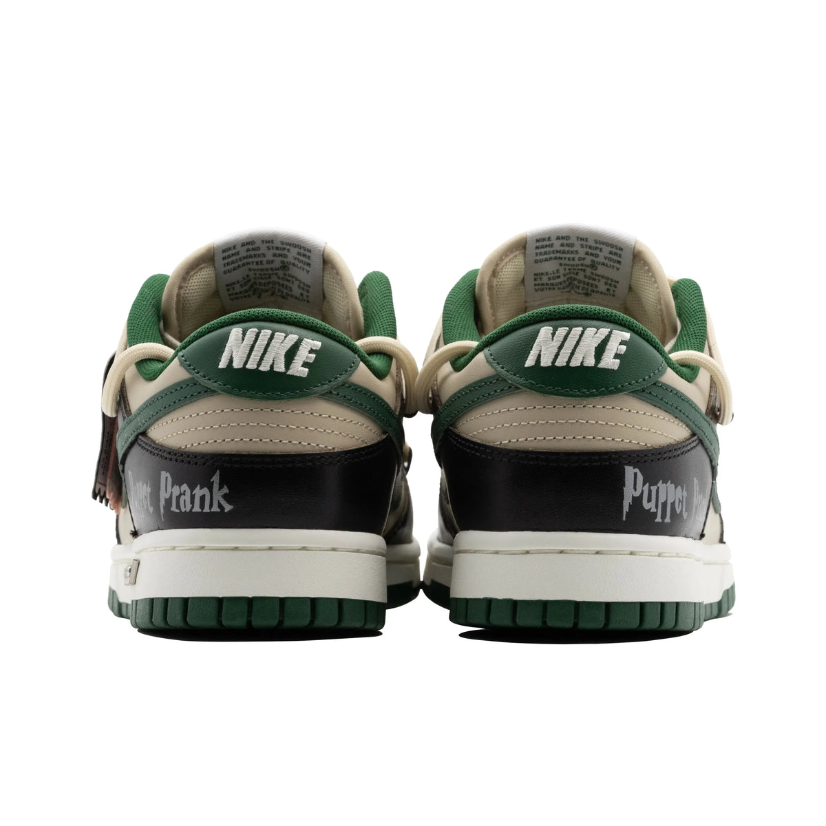 [Custom Harry Potter - The Fantastic World of Magic] Dunk Skateboarding Shoes Unisex Black/Beige/Green