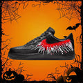 [Custom Women's Bloodstained Teeth 2.0]  Air Force 1 Skateboarding Shoes Women's Low-top Black