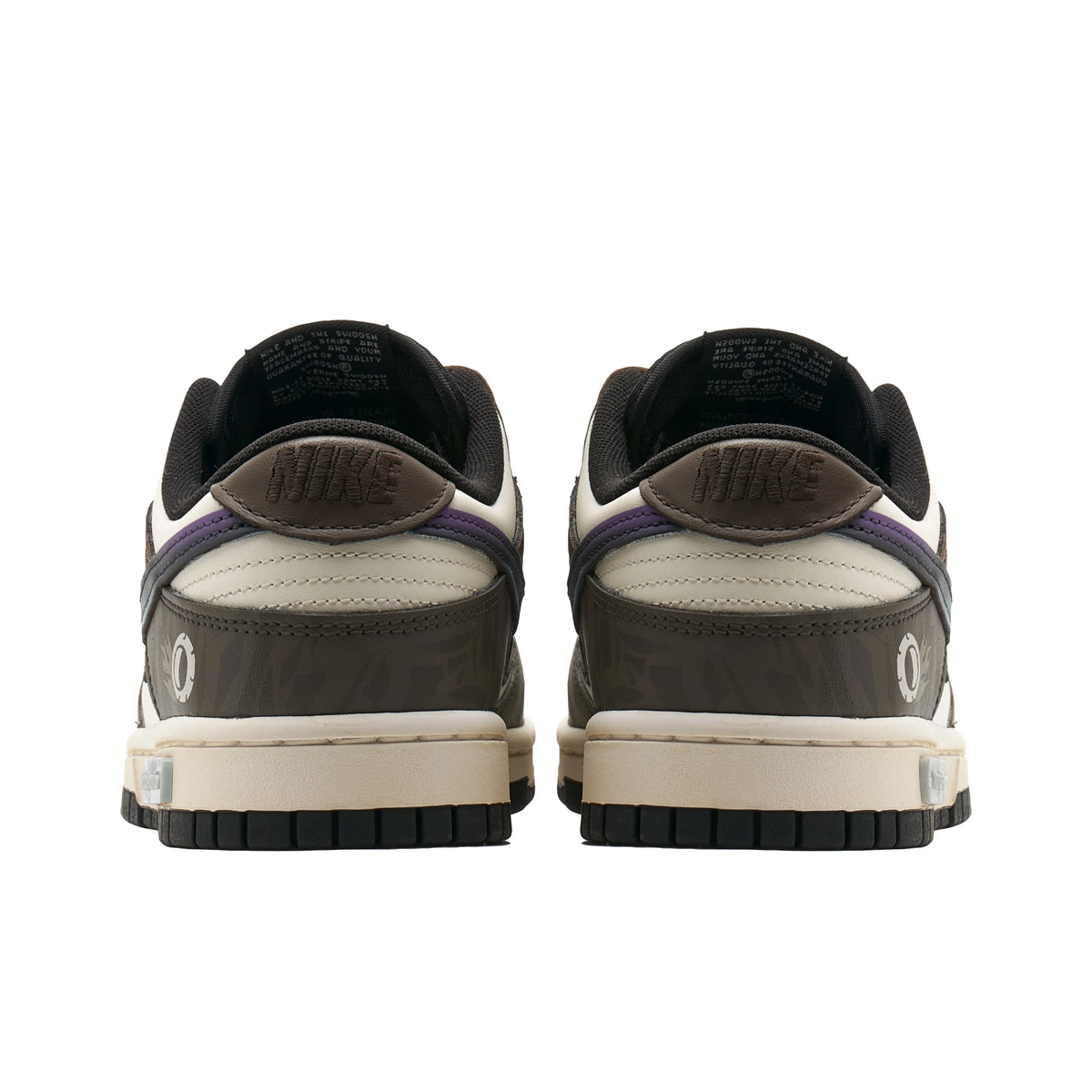 [Custom Dust] Dunk Skateboarding Shoes Unisex Brown