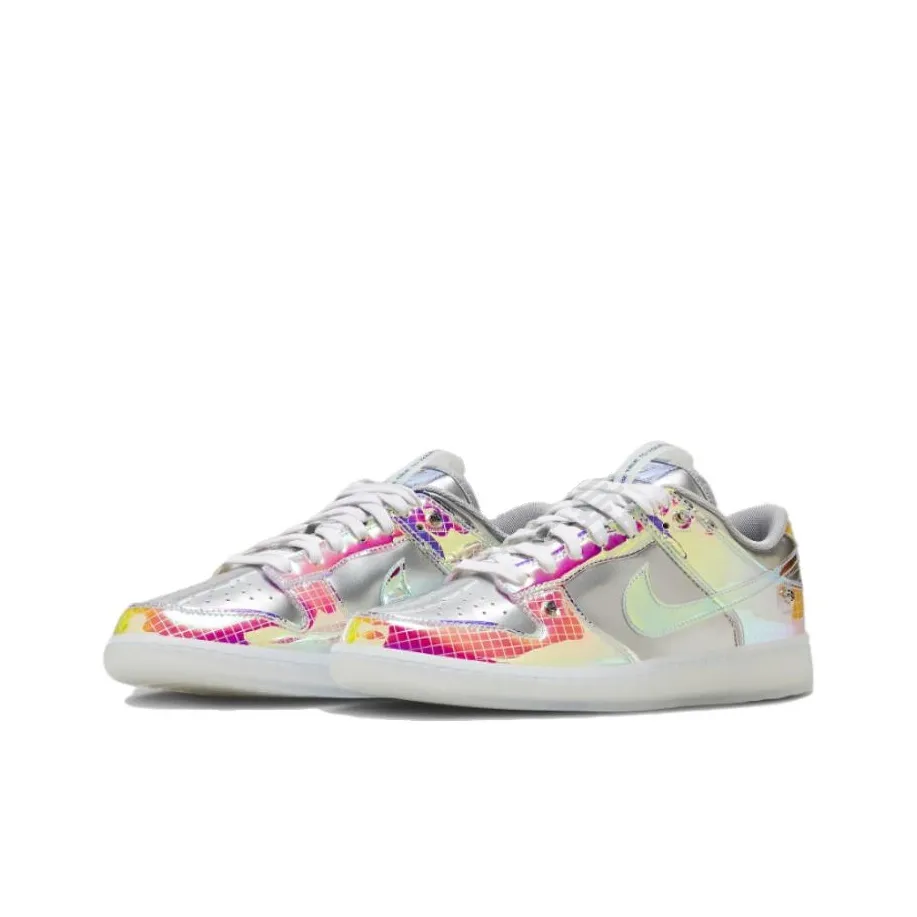 [Custom Hyperflat, Synthetic Leather With Laser Color Gradation] Dunk Low Skateboard Shoes Unisex