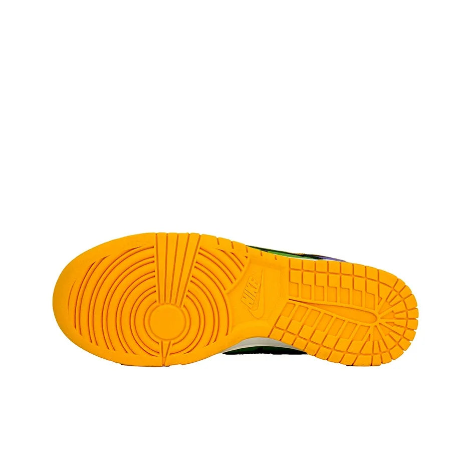 [Custom Radioactive Shark] Dunk Skateboarding Shoes Unisex Yellow/Purple/Green