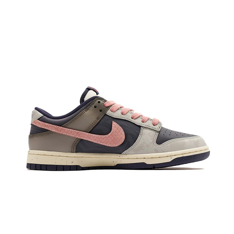 [Custom Heart of the Sandlands] Dunk Skateboarding Shoes Unisex Low-top Brown/Gray