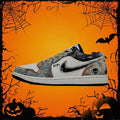 [Custom Doomsday Battleground] Air Jordan Low - Top Skateboarding Shoes Unisex Denim Style