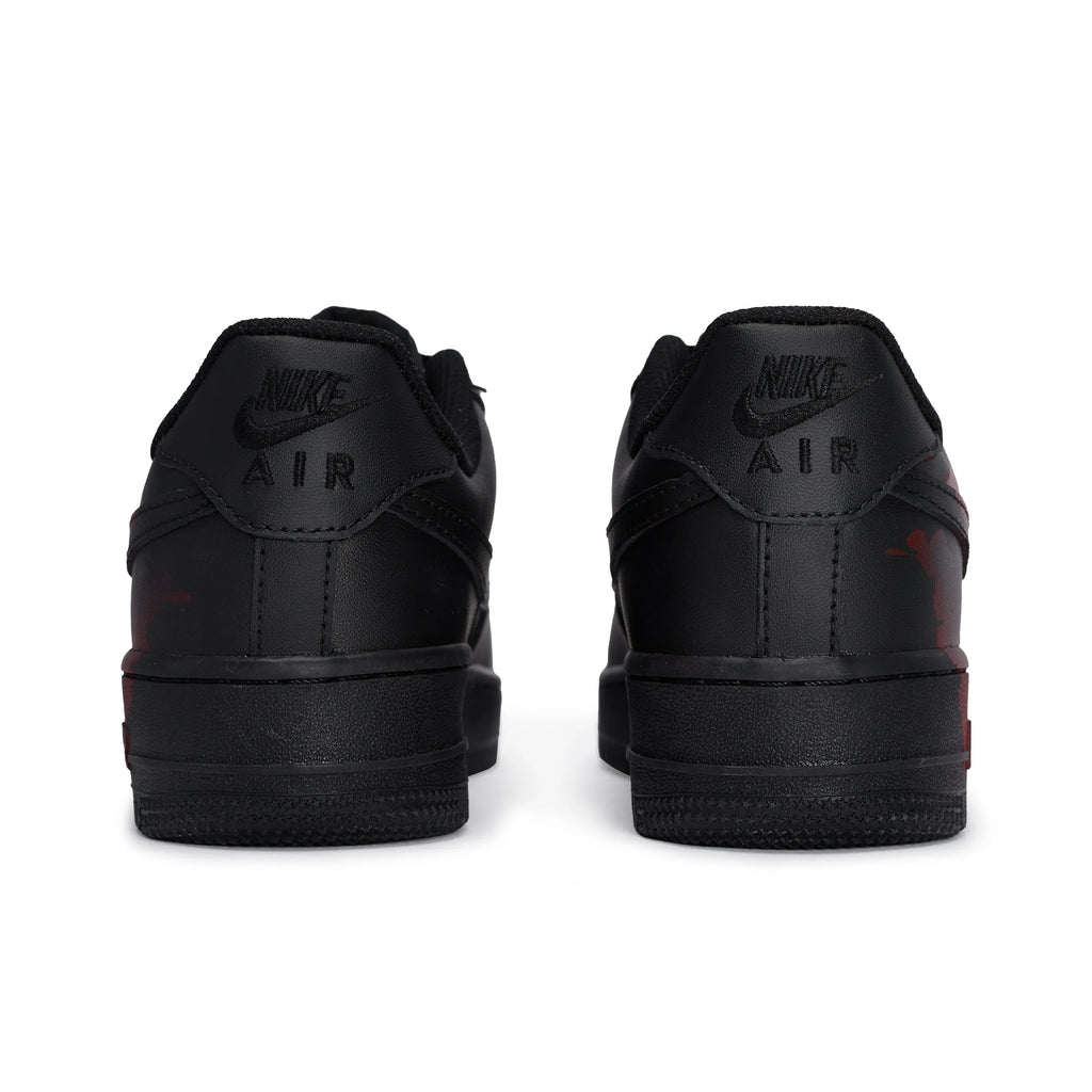 [Customized Shadow of Soul's Extinction] Air Force 1 Low-top Shoes Unisex Black/Graffiti