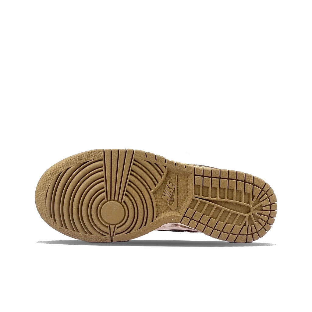 [Custom Bear Biscuit] Dunk Skateboarding Shoes Unisex Graffiti Brown