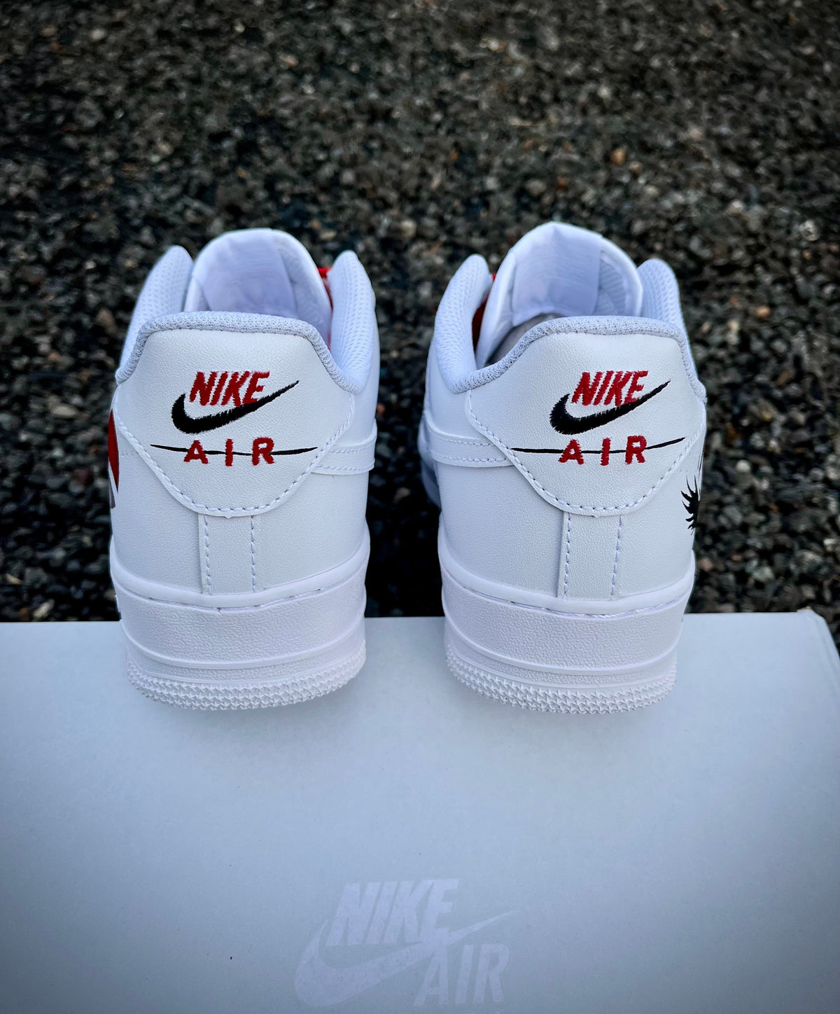 [Custom Sasuke Uchiha] Air Force 1 Skateboarding Shoes Unisex