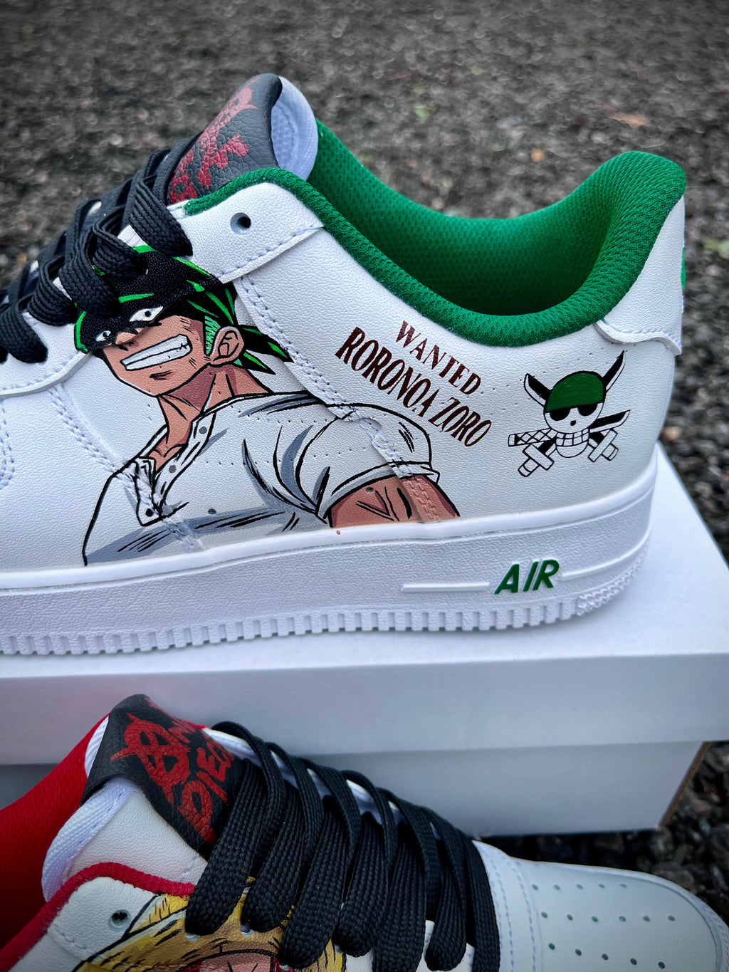 [Custom Shanks vs Zoro] Air Force 1 Skateboarding Shoes Unisex
