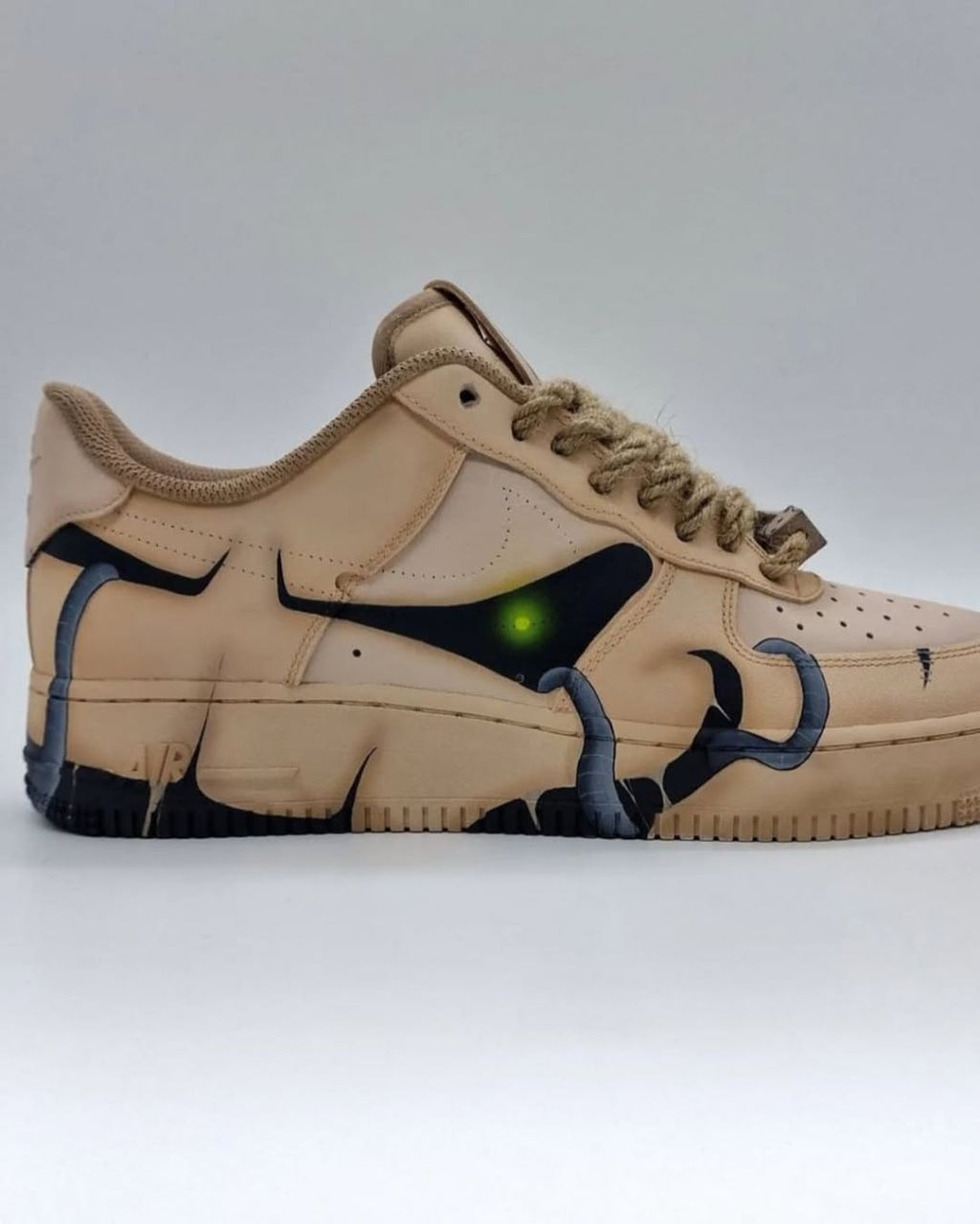 [Custom Hand-painted - Oogie Boogie] Air Force 1 Skateboarding Shoes Unisex