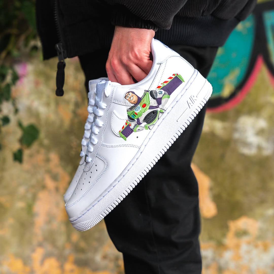 [Custom Buzz Lightyear] Air Force 1 Skateboarding Shoes Low-top Unsex