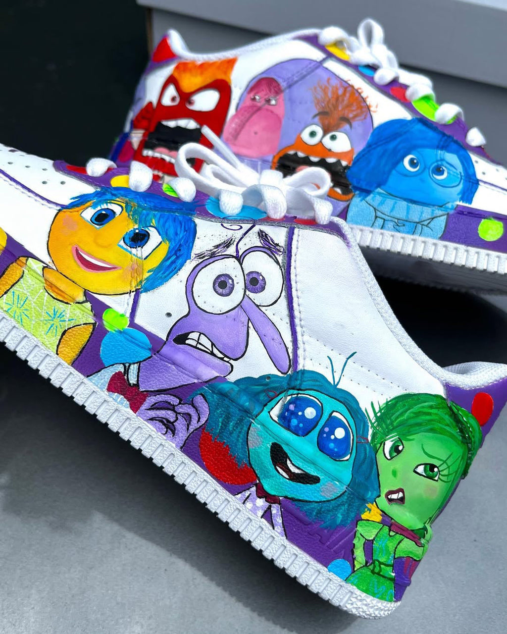 [Customized Inside OutInside Out] Air Force 1 Low-top Shoes Hand-drawn Unisex