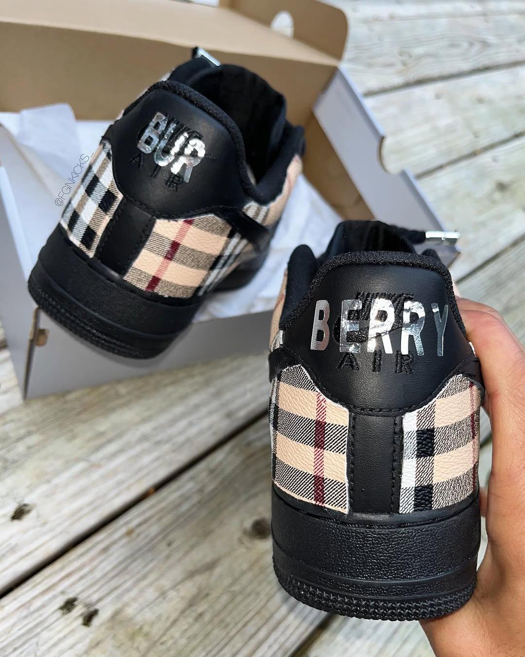 [Customized Tahitian] Air Force 1 Shoes Unisex Hand Painted Pink/White/Red/Blue