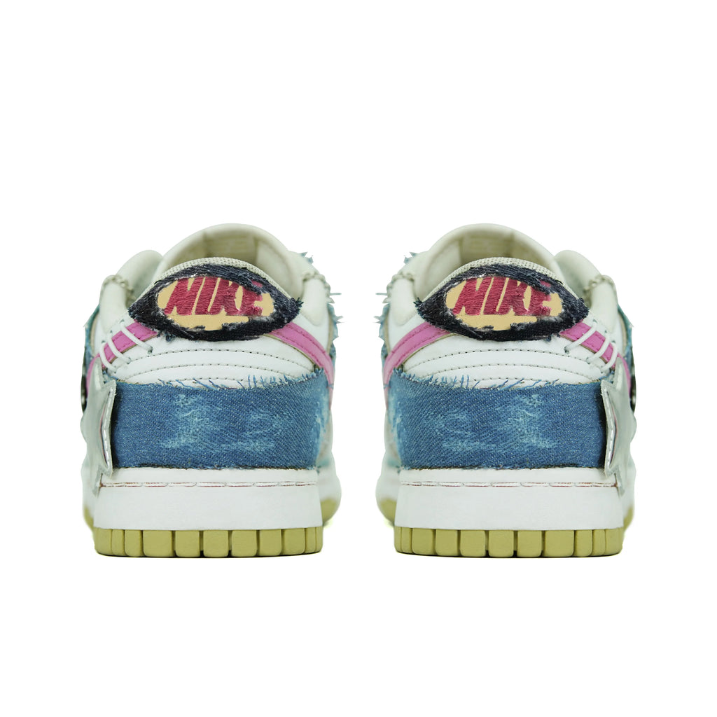 [Custom Denim Star] Dunk Low Skateboarding Shoes Unisex Denim Style