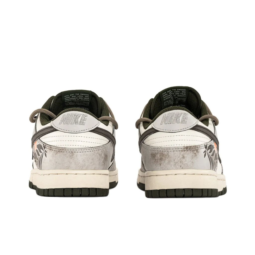 [Custom Plume] Dunk Low Skateboard Shoes Unisex Brown