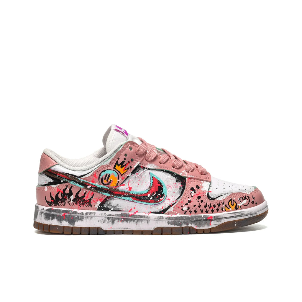[Custom Smiley Face] Air Force 1 Skateboarding Shoes Unisex
