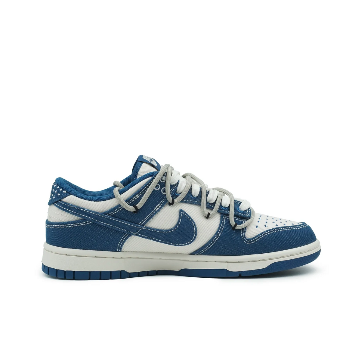 [Custom Blue Jean Rider] Dunk Low Skateboard Shoes Unisex Denim Style