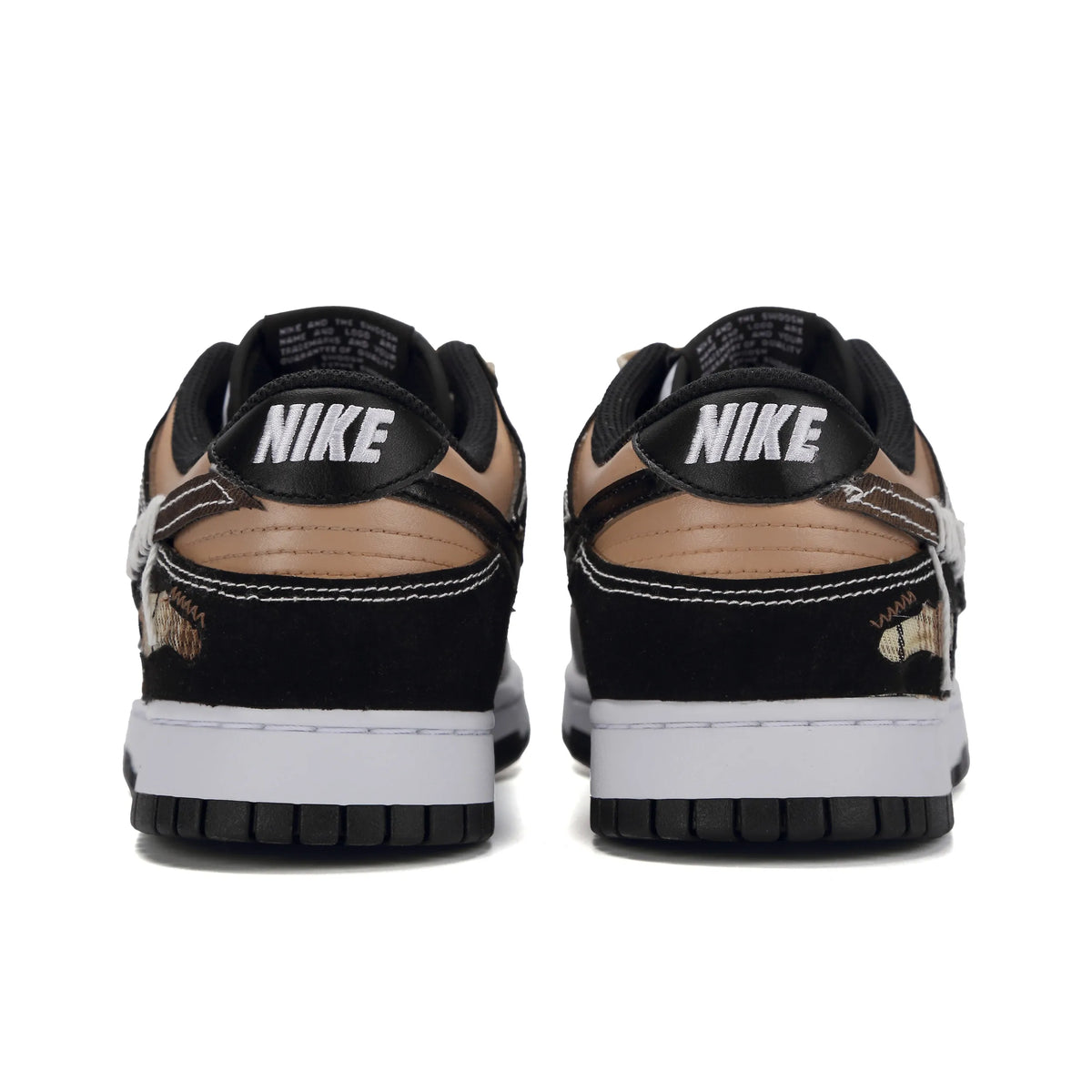 [Custom Absurd Notes] Dunk Low Skateboard Shoes Unisex Black/Brown