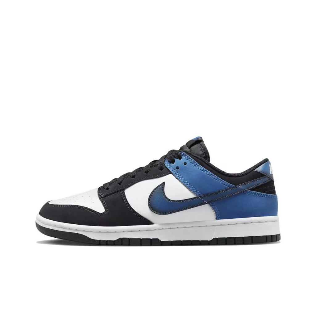 [Custom Poetic Street Narratives] Dunk Skateboarding Shoes Unisex Graffiti Blue/Gray