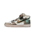 [Custom Baseball League] Dunk High-top Skateboarding Shoes Unisex Brown