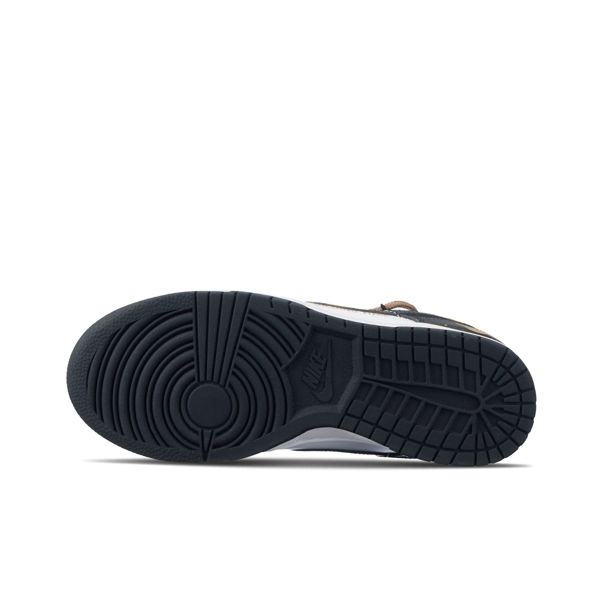 [Custom Golden Years] Dunk Skateboarding Shoes Unisex Low-top Brown/Black