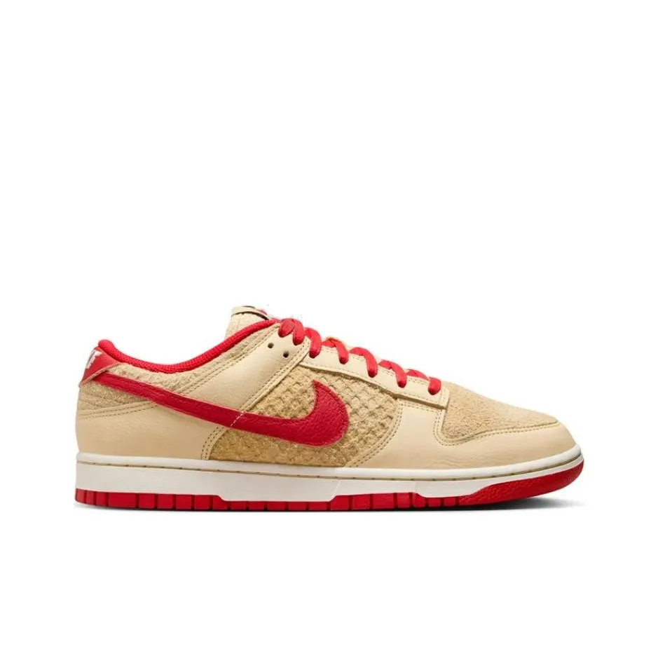 [Custom Waffles - Wheat] Dunk Low Skateboarding Shoes Unisex Brown