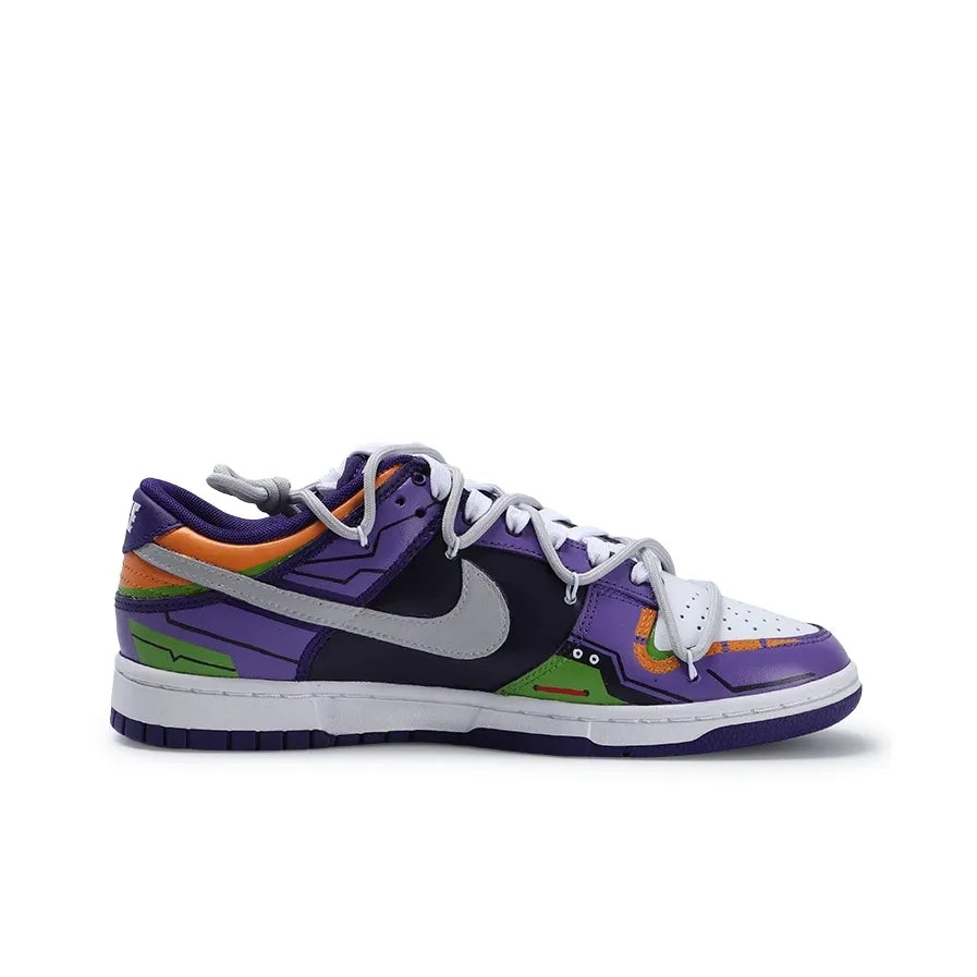 Shark - Custom Graffiti Skateboarding  Shoes Dunk Low Unisex