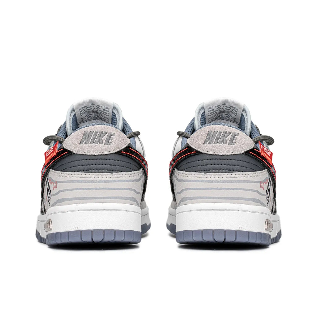 [Custom Country Music] Dunk Skateboarding Shoes Unisex Gray/Beige