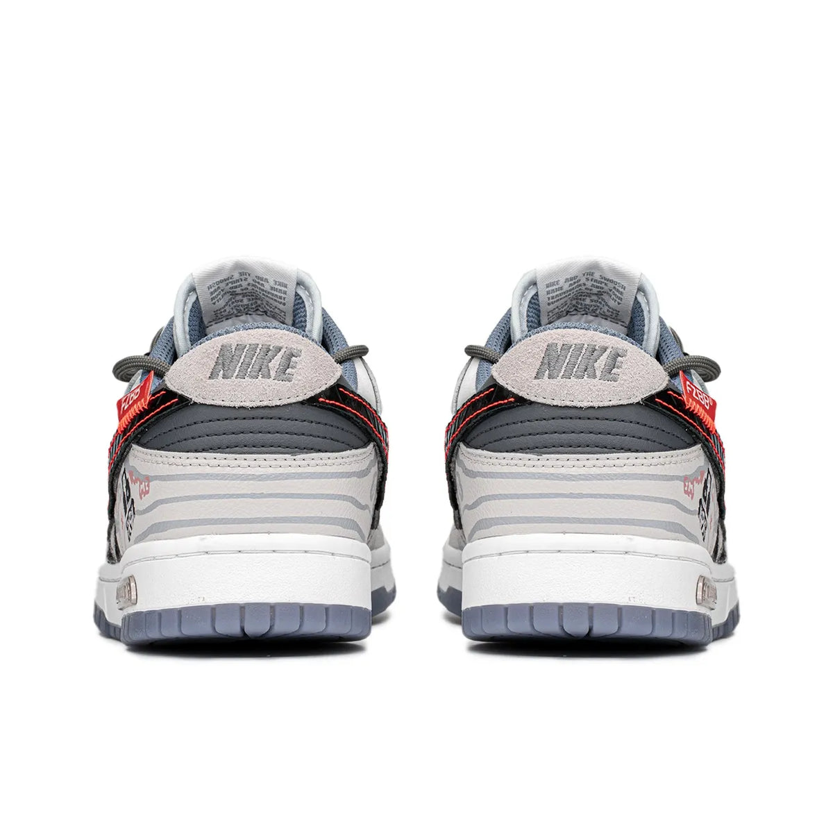 [Custom Country Music] Dunk Skateboarding Shoes Unisex Gray/Beige