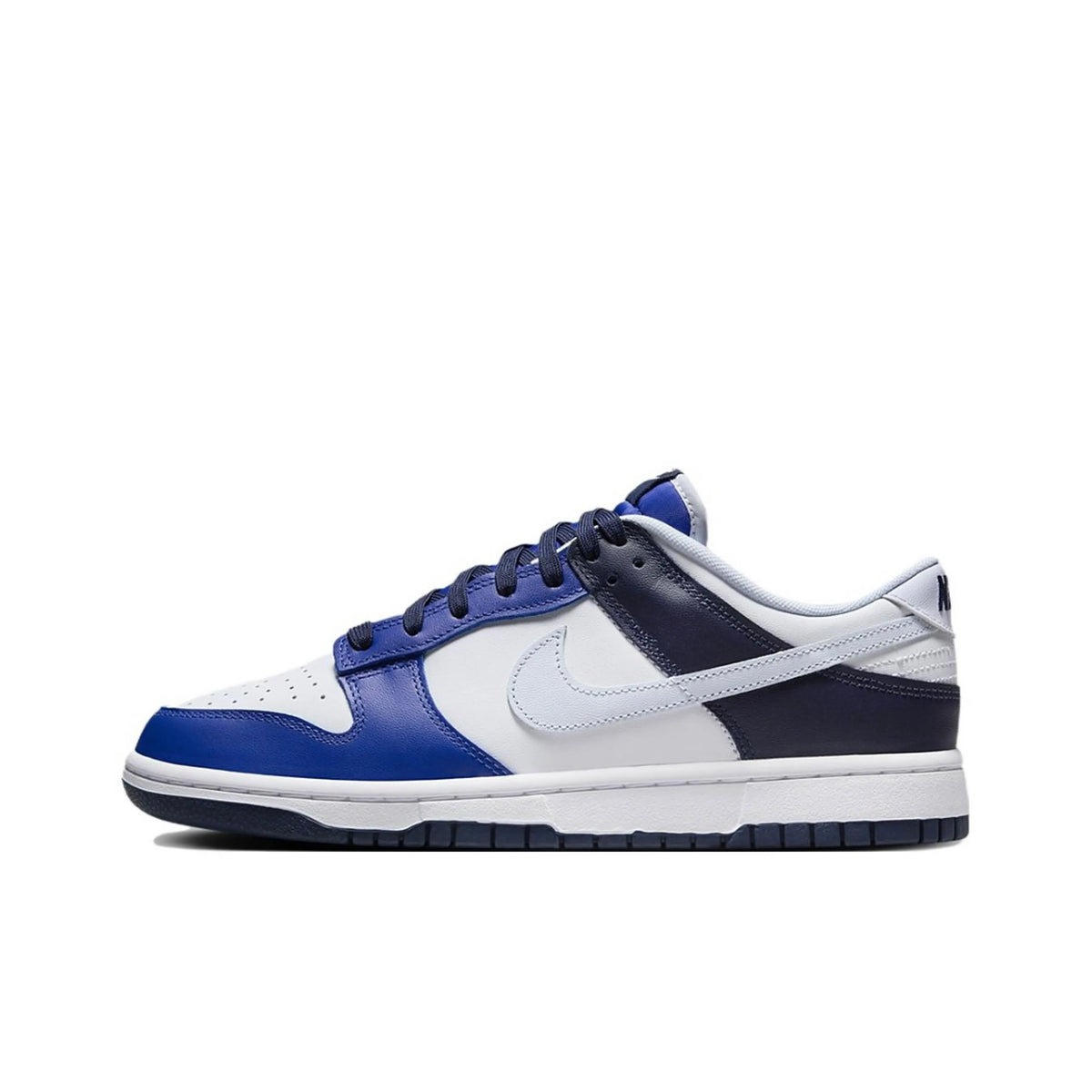 [Custom Ode to Joy] Dunk Skateboarding Shoes Unisex Smiley Graffiti White/Blue