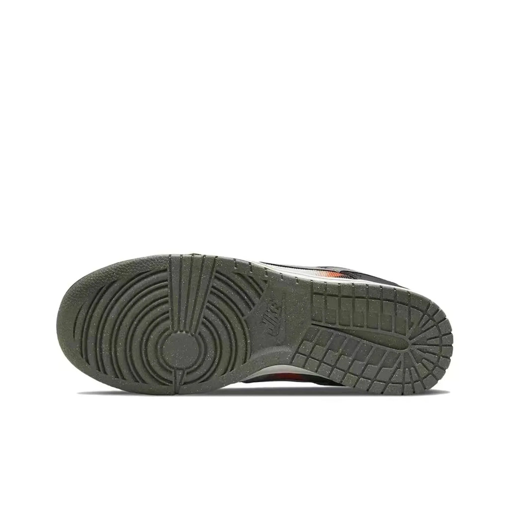 [Custom Dark Poker] Dunk Skateboarding Shoes Unisex Black/Gray/Silver