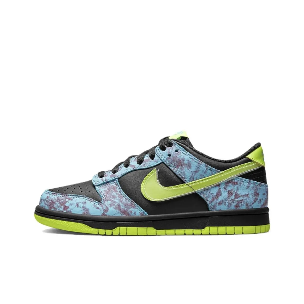 [Custom The Powerpuff Girls/Buttercup] Dunk Low Skateboard Shoes Green/Faded Color