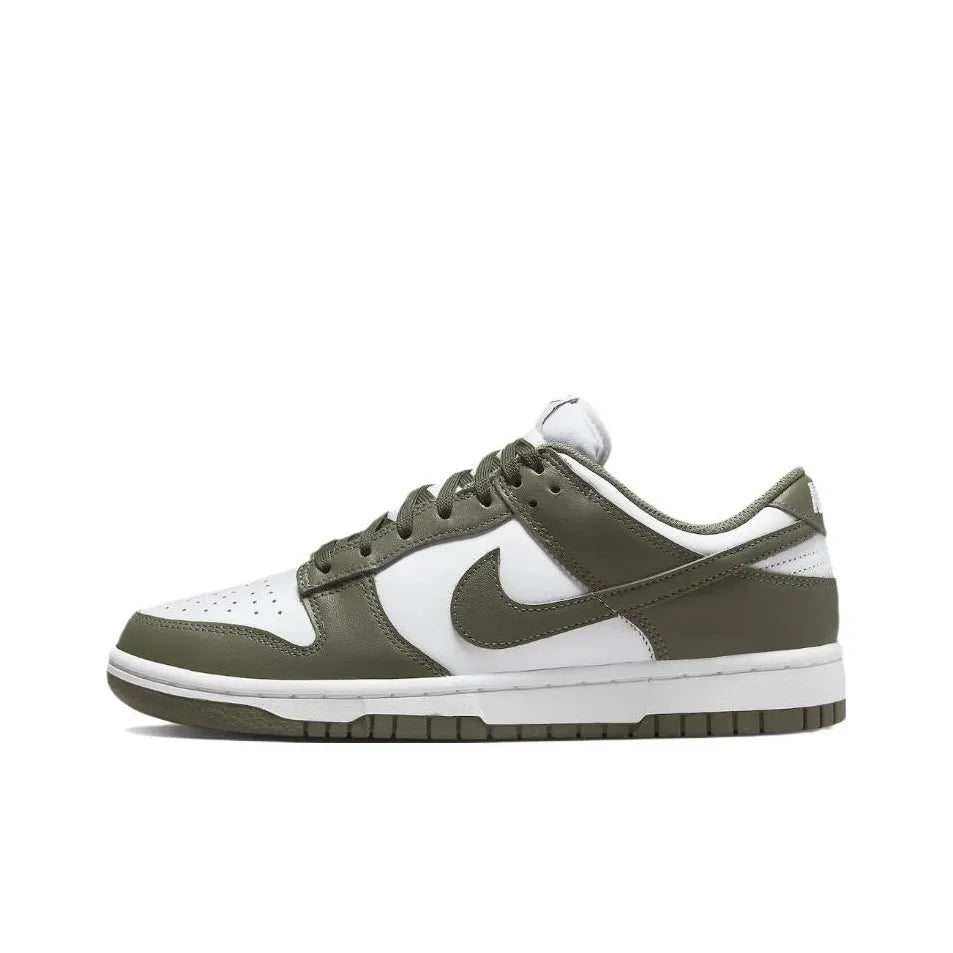 [Custom A Tour of Decaying Wood] Dunk Skateboarding Shoes Unisex Low-top Brown/Green