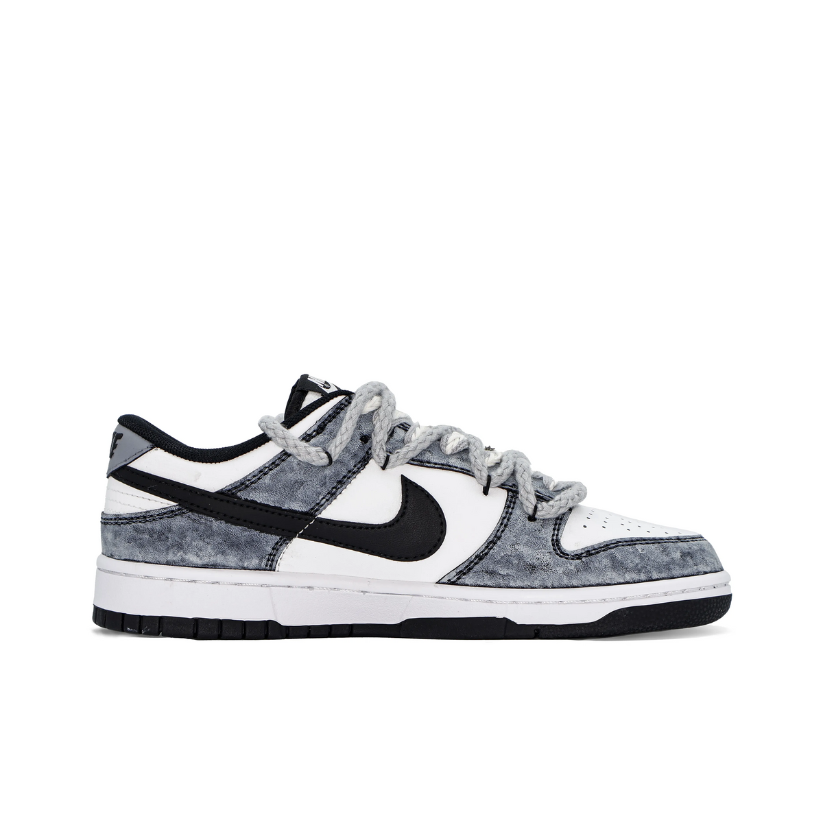 [Custom Shadow Slayer] Dunk Skateboarding Shoes Unisex Gothic Style Gray