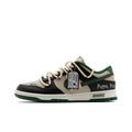 [Custom Harry Potter - The Fantastic World of Magic] Dunk Skateboarding Shoes Unisex Black/Beige/Green