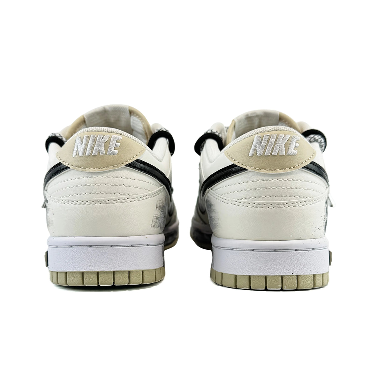 [Custom Eye of God, Distressing, Lacing, Construction] Dunk Low Skateboard Shoes Unisex