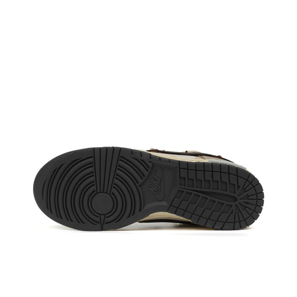 [Custom Street Artists] Dunk Low Skateboard Shoes Unisex Brown/Beige