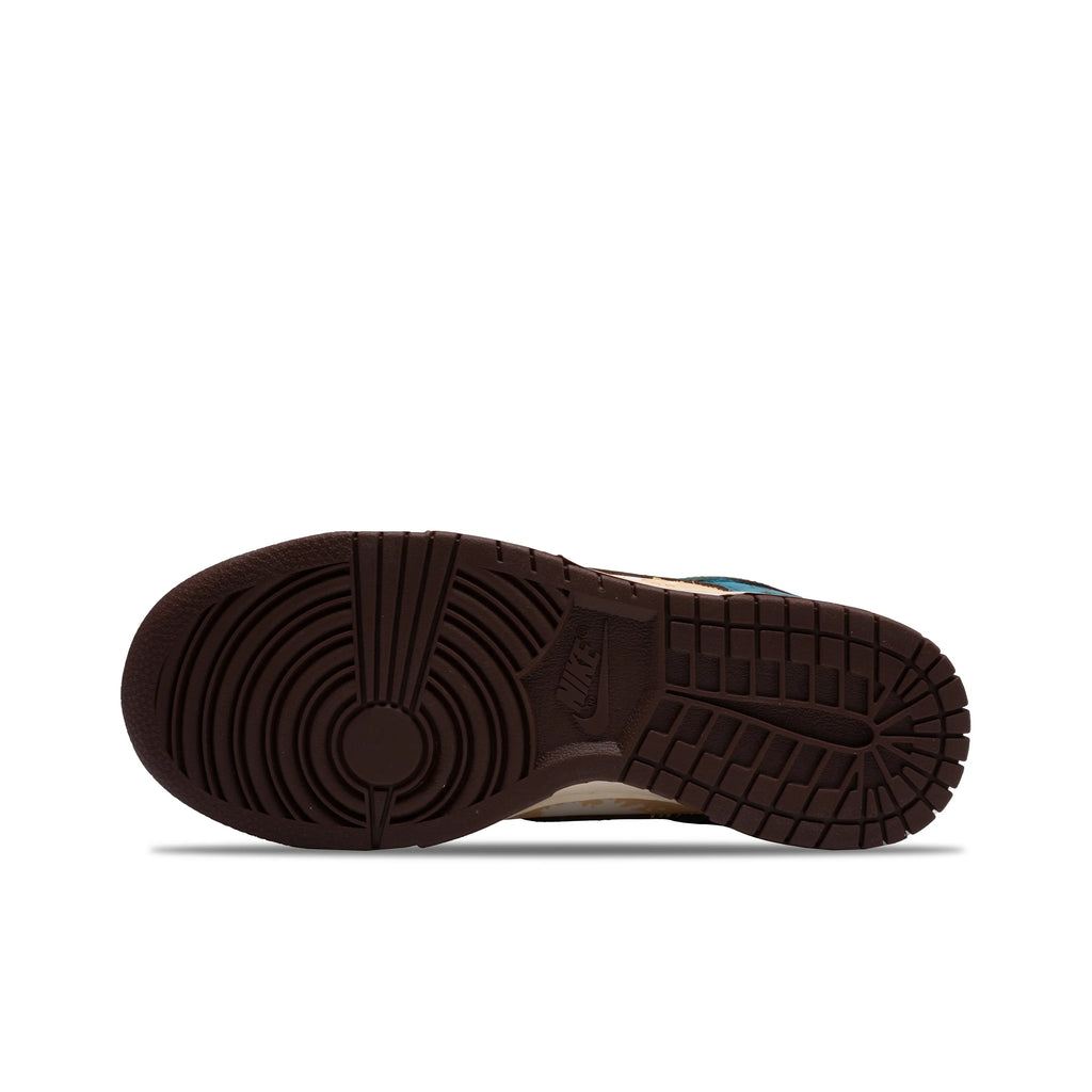 [Custom Magician] Dunk Skateboarding Shoes Unisex Graffiti Blue/Brown
