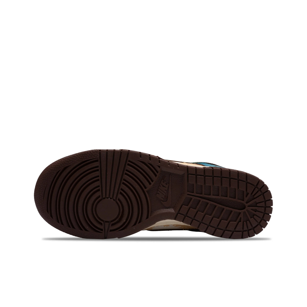 [Custom Magician] Dunk Skateboarding Shoes Unisex Graffiti Blue/Brown