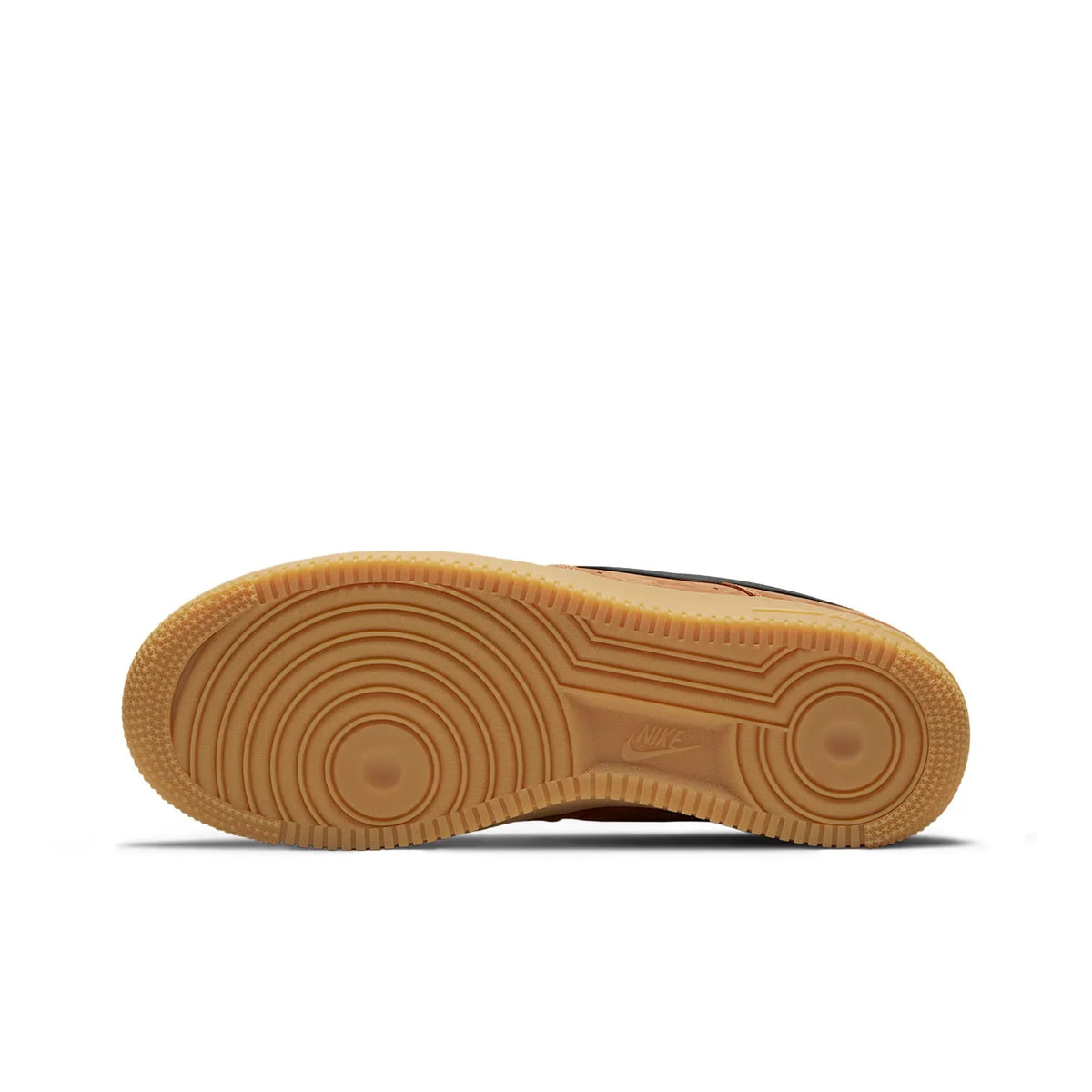 [Customized Golden Wheat Waves] Air Force 1 Low-top Shoes Unisex Sneakers Brown