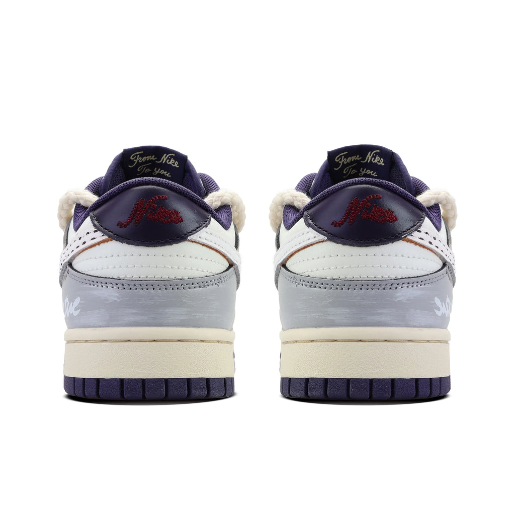 [Custom Wilderness] Dunk Skateboarding Shoes Unisex Gray/Brown