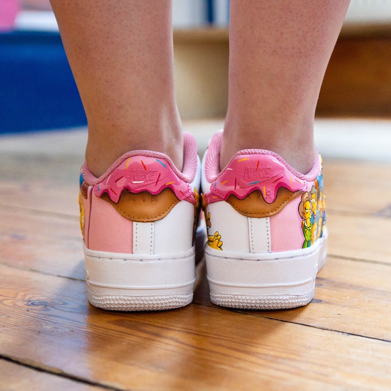 [Customized The Simpsons] Air Force 1 Shoes Unisex Hand Painted