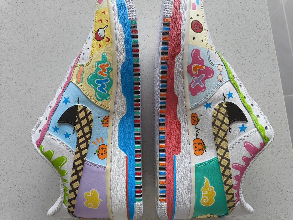 [Custom Naruto] Air Force 1 Skateboard Shoes Unisex