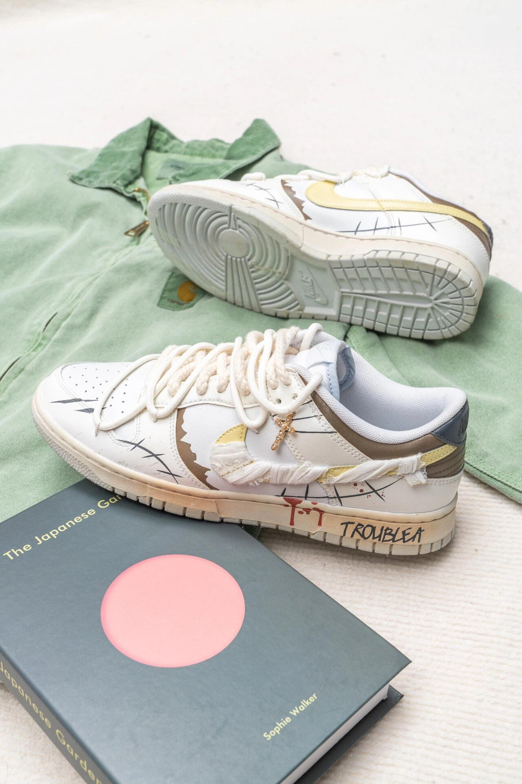 [Custom The Mummy of Halloween]  Dunk Skateboarding Shoes Men